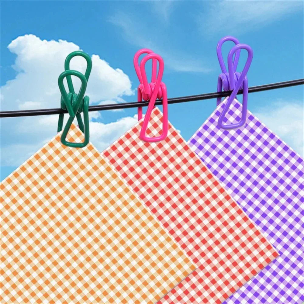 12pcs Durable Multi-Purpose Steel Clips for Sealing Food Bags | Kitchen & Dining Accessories