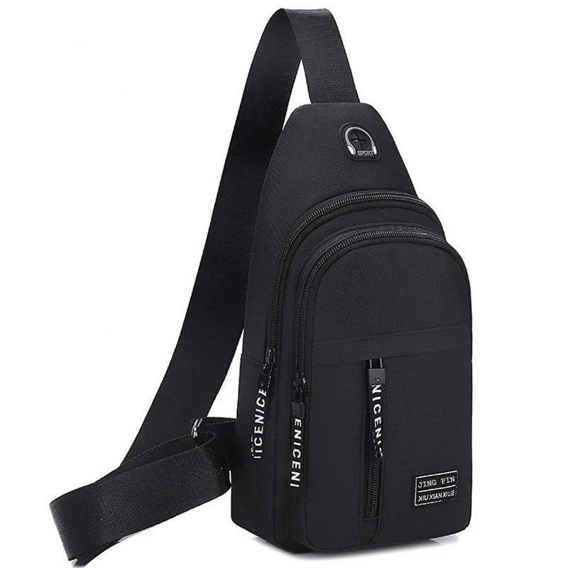 Men Shoulder Chest Bag | Travel Crossbody Sling Pack
