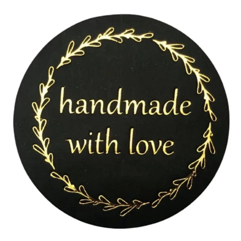 500pcs Handmade With Love Stickers | Baking Label Wedding Party Decoration Envelope Seal