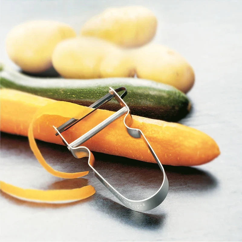 Stainless Steel Peeler | 2-in-1 Kitchen Fruit and Vegetable Slicer