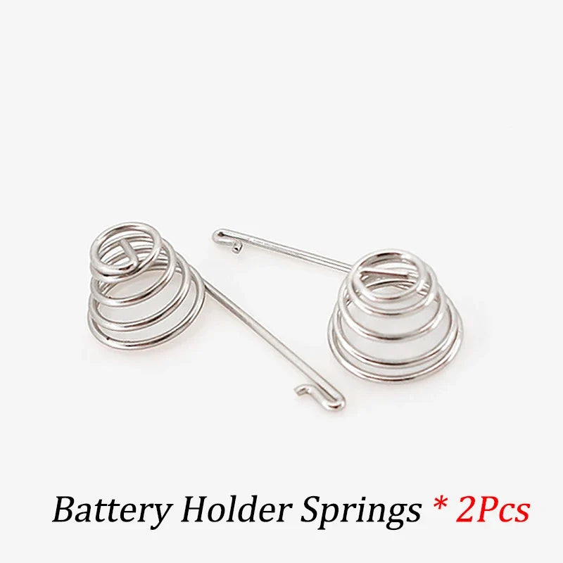 Trigger Button Springs Replacement Kit Xbox 360 | 2/6/10 Pack Silver Springs for LT RT Battery Connector