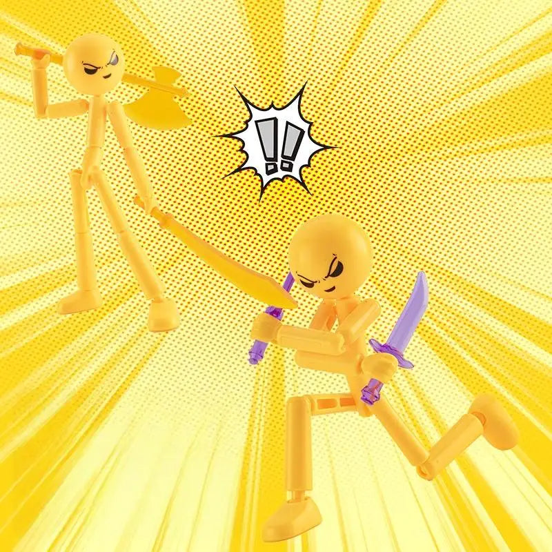 Movable Stickman Action Figure | DIY 3D Printed Robot Toy