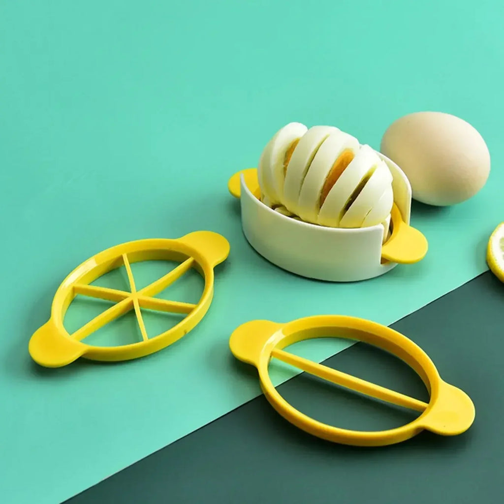 1pc Stainless Steel Egg Slicer | Handheld Multifunction Cutter for Eggs, Mushrooms, and Tomatoes