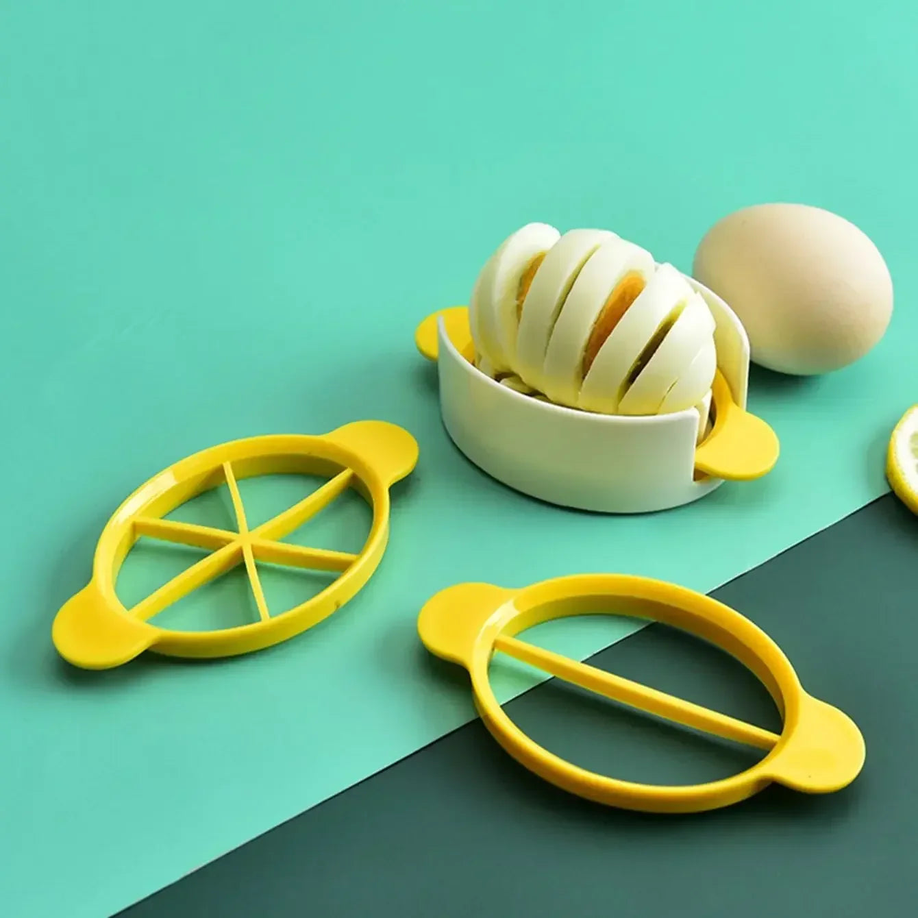 1pc Stainless Steel Egg Slicer | Handheld Multifunction Cutter for Eggs, Mushrooms, and Tomatoes