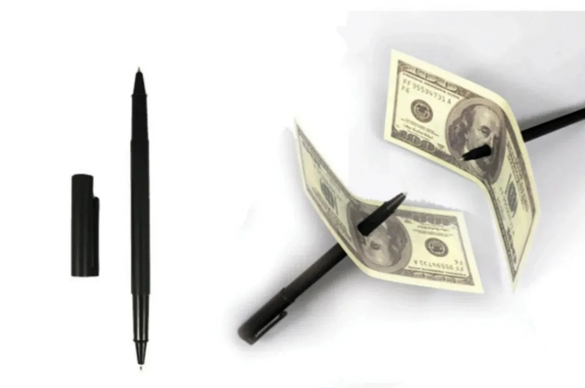Magic Pen Trick for Bills | Close-Up Street Magic Prop