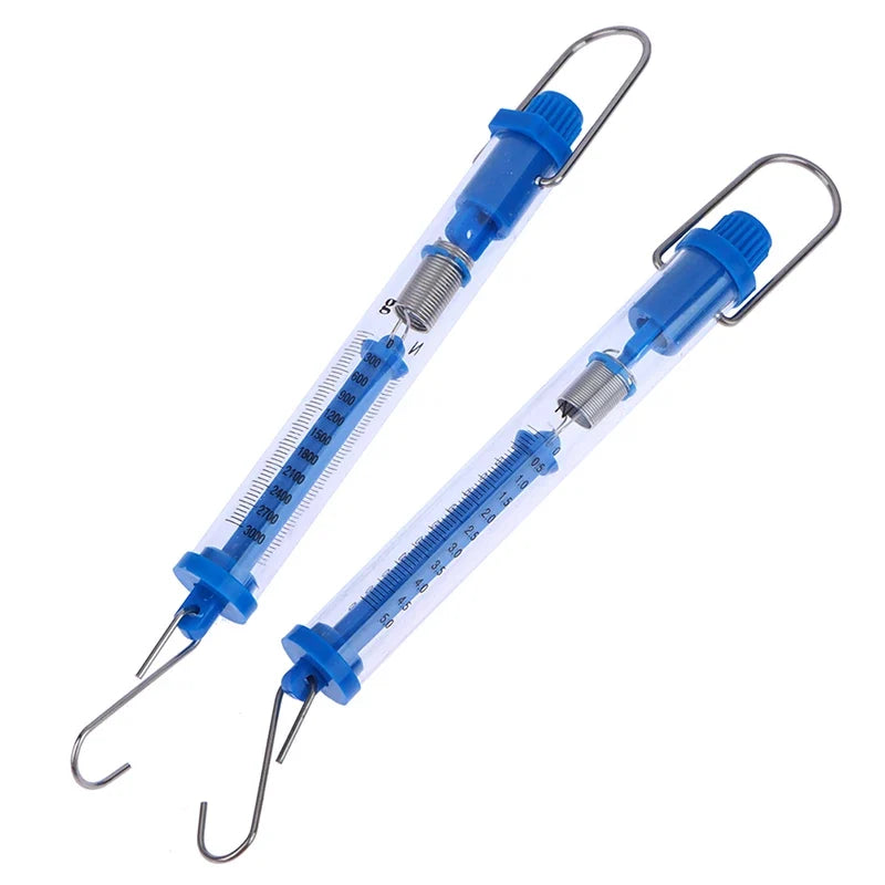 Tubular Spring Scale Dynamometer | Plastic Newton Meter for Classroom Science Labs