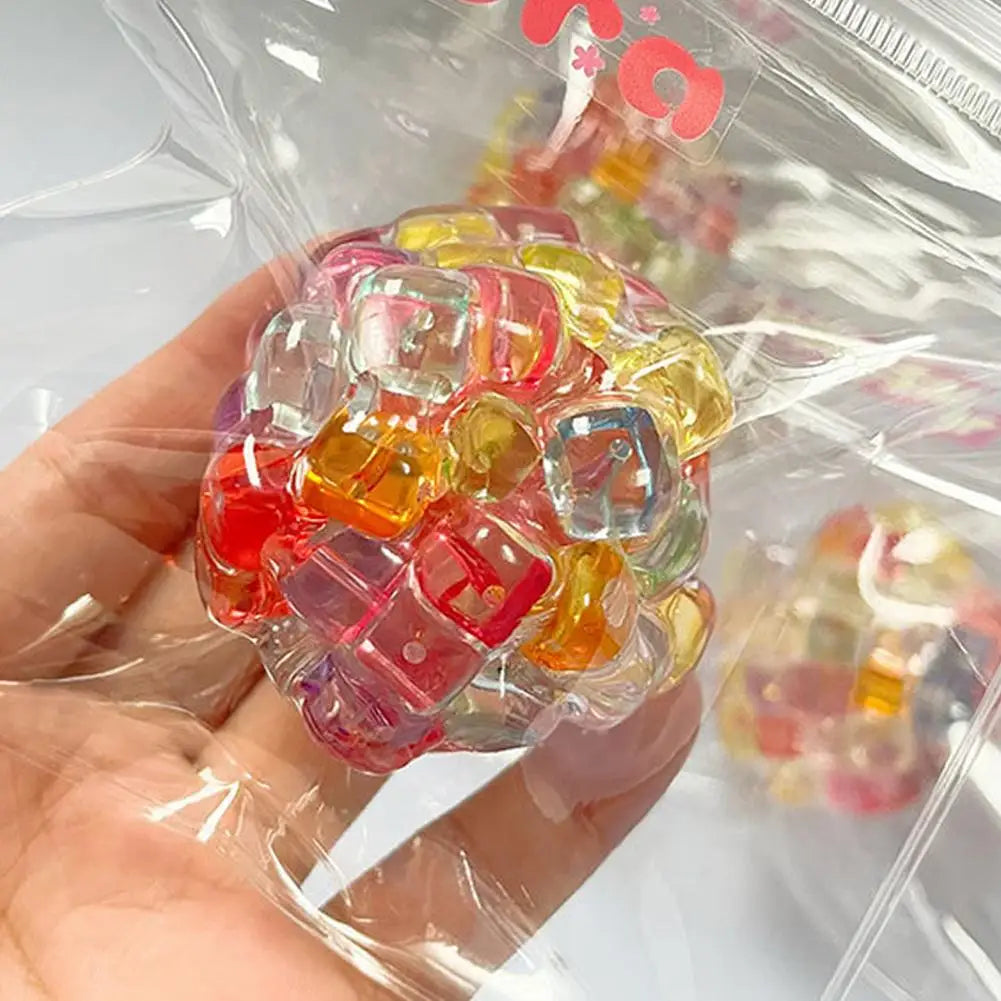 Creative Explosion Beads Squishy Balls | Slow Rebound Stress Relief Fidget Toy