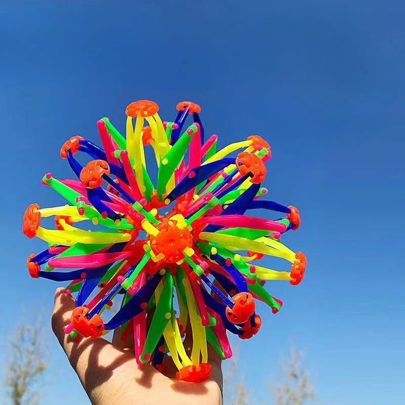 Rainbow Expandable Stress Ball | Sensory Fidget Toy for Kids