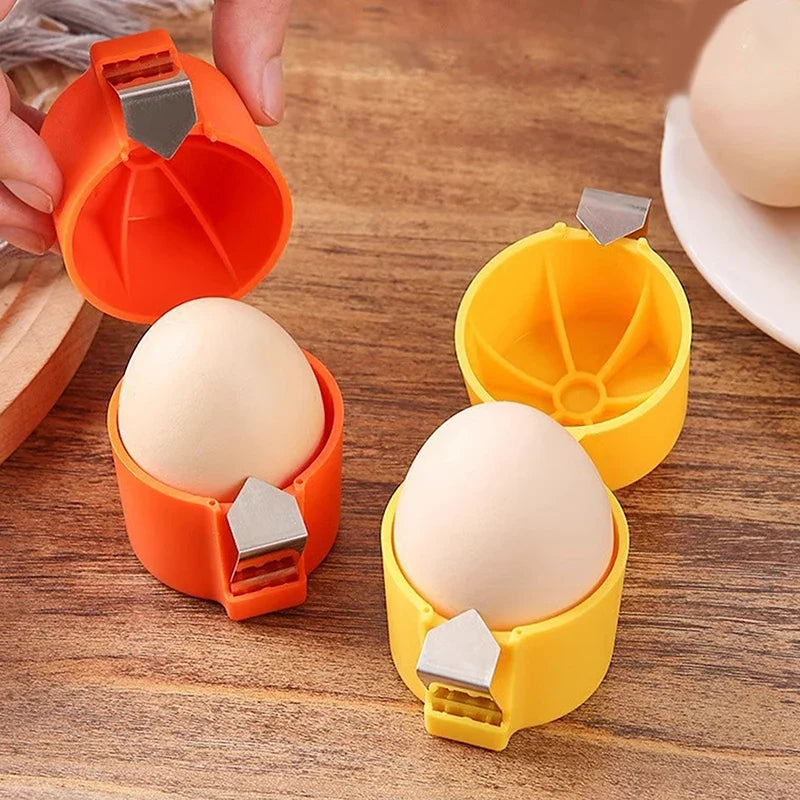 Egg Cracker and Eggshell Separator | Handheld Egg Opener Tool for Kitchen Baking