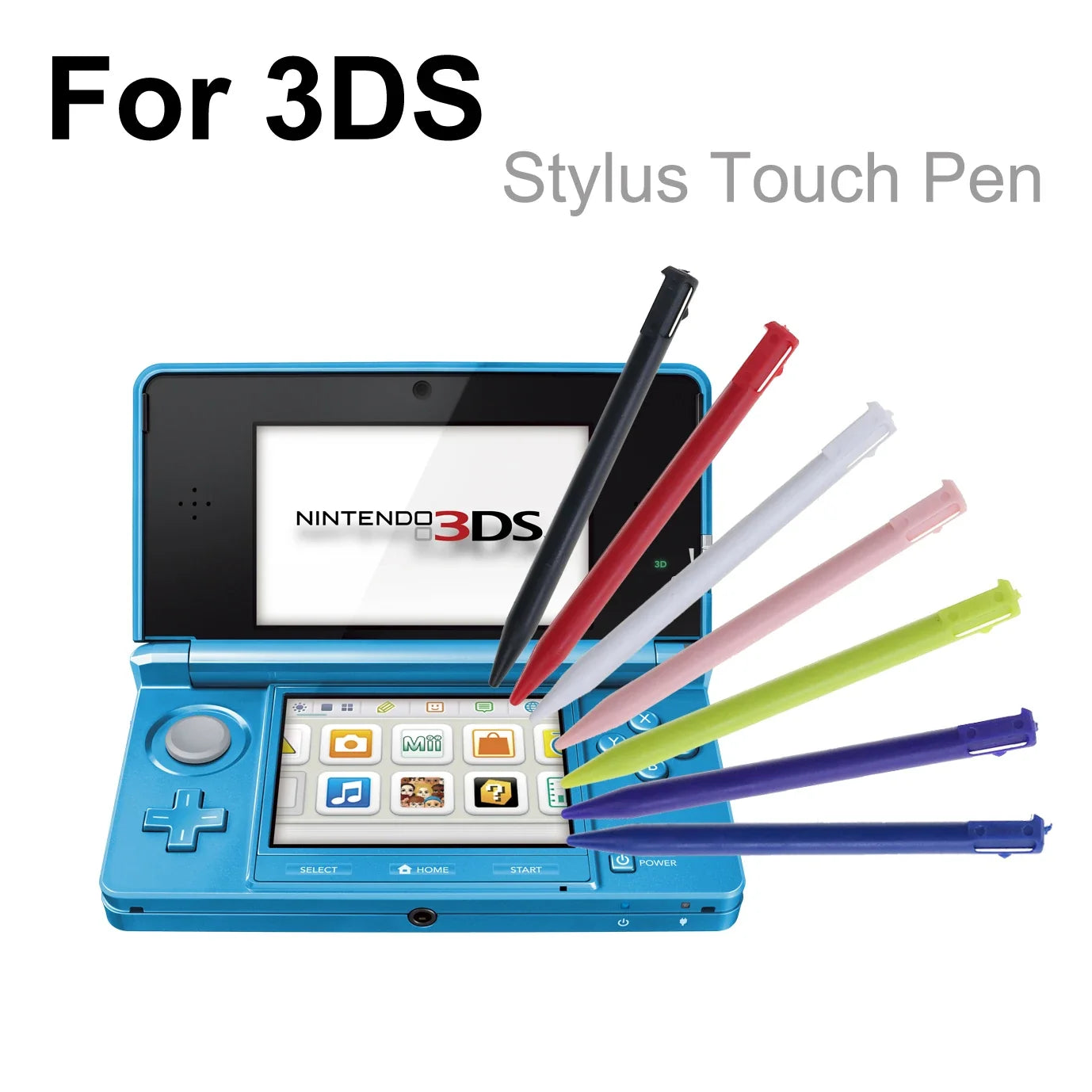 Multi-Color Stylus Pen Set | 4-Pack Touchscreen Pens for Nintendo 3DS