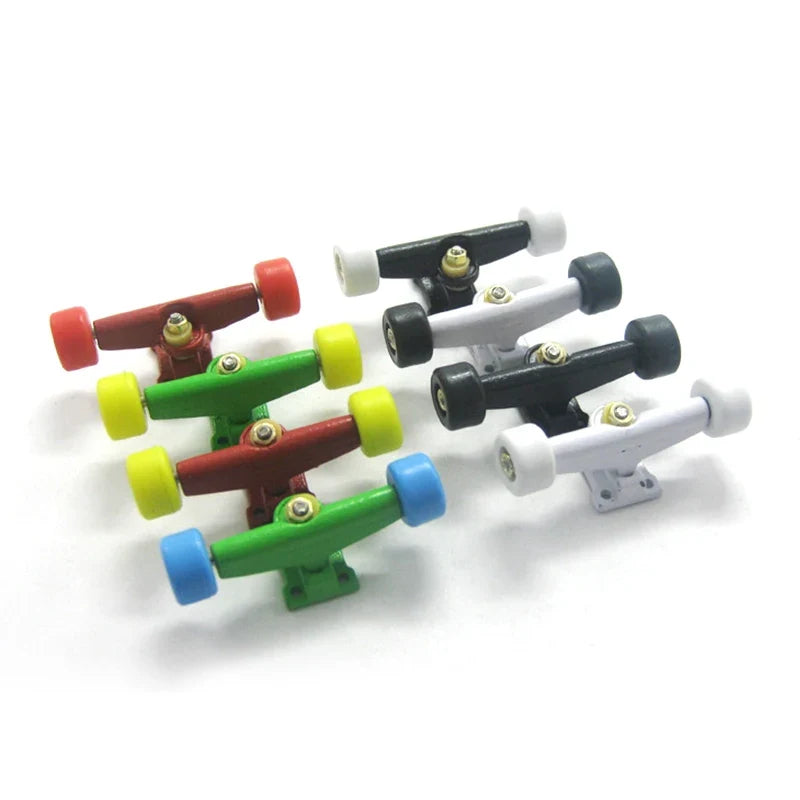 4Pcs/Set Urethane CNC Bearing Fingerboard Wheels | Professional PU + Metal