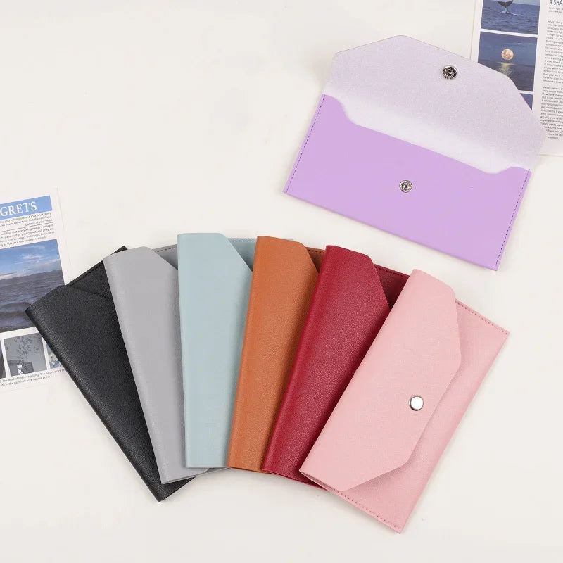 Envelope Coin Money Holder Wallet | PU Leather Classic Fashion Purse for Women