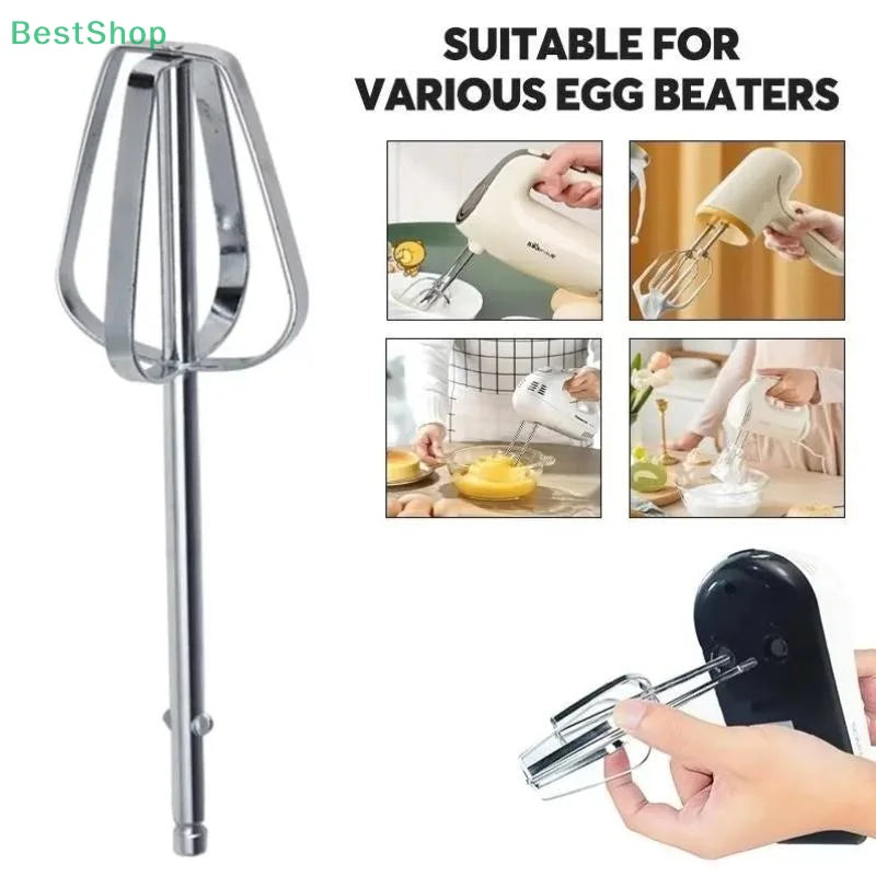 Stainless Steel Handheld Egg Whisk | Electric Mixing Stick for Baking
