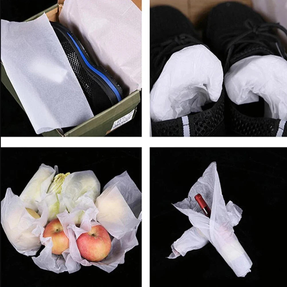 100 Sheets Multicolor Tissue Paper for Gift Wrapping | Bulk A4/A5 Translucent Craft Paper