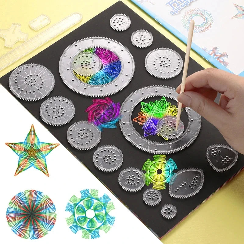 Creative Spirograph Drawing Toys Set | Art Craft Kit for Kids