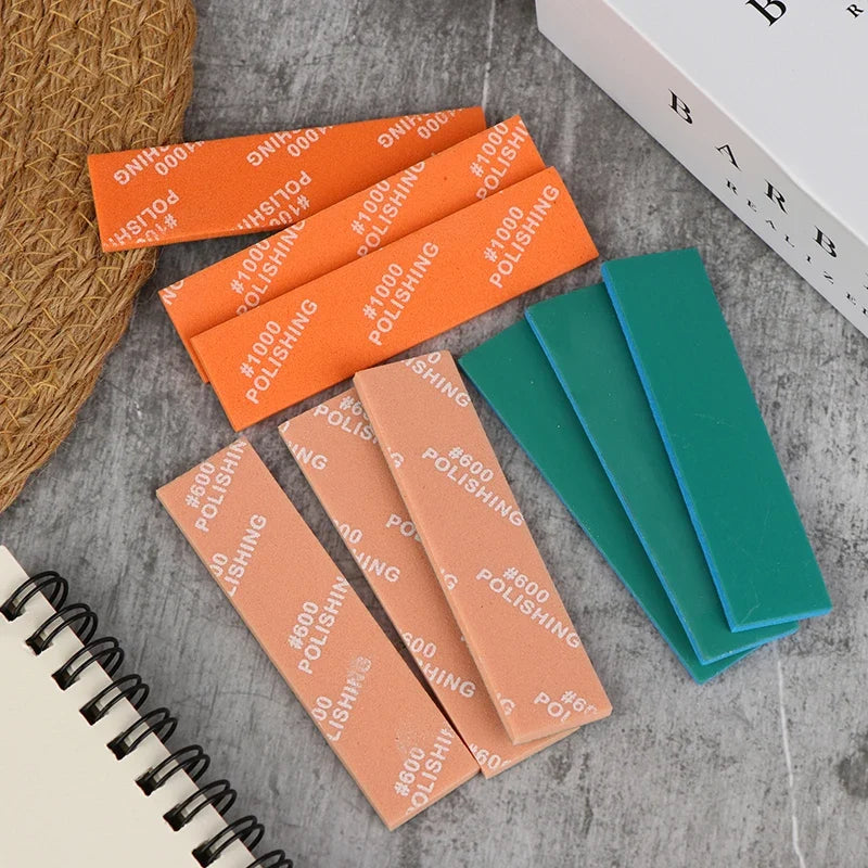 9Pcs Semi-rigid Sanding Sticks for Model Making | Plastic Model Polishing Tool Set