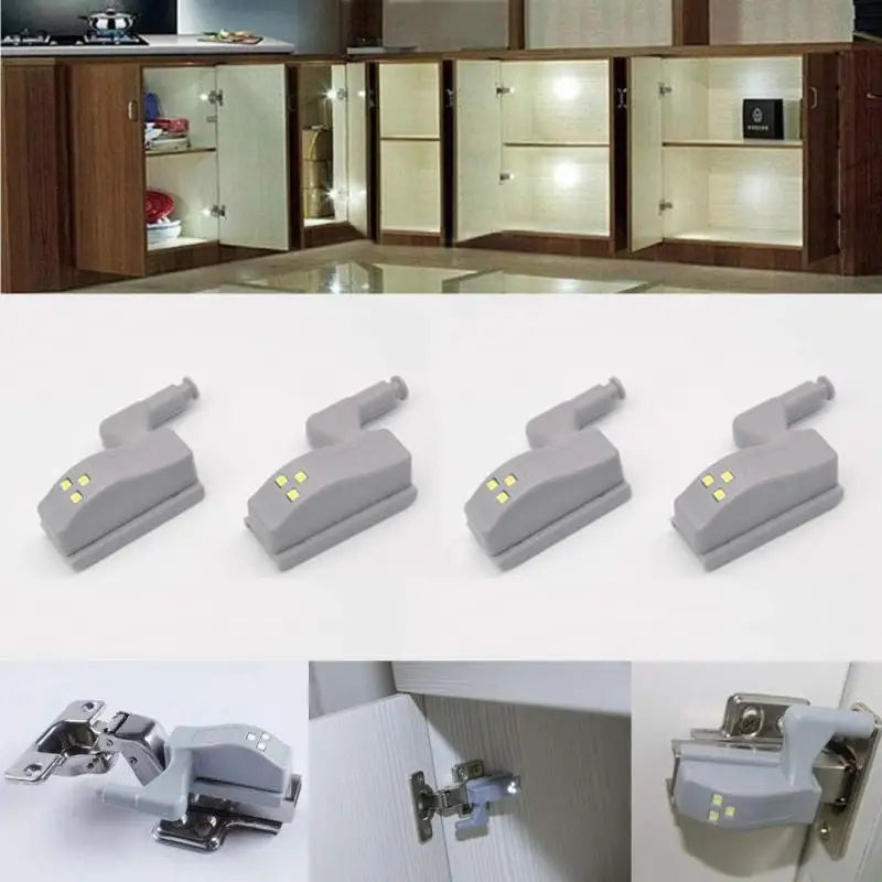 10-1PC LED Inner Hinge Lamp | No Battery Under Cabinet Lights with Auto Sensor