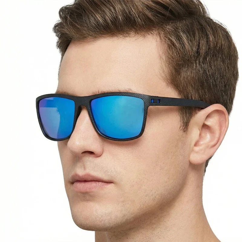 Fashion Square Polarized Sunglasses Men Women Stylish Sports Sun Glasses Male Trendy Outdoor Fishing Driving Cycling Shades