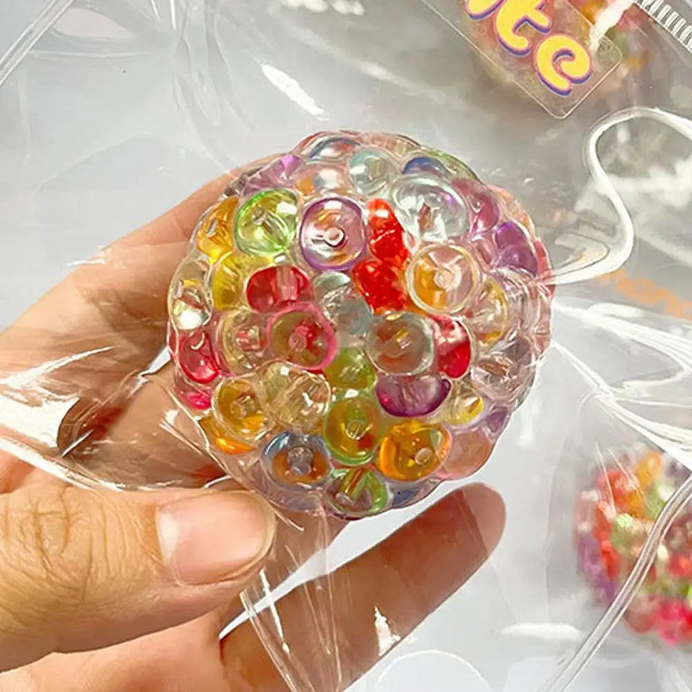 Creative Explosion Beads Squishy Balls | Slow Rebound Stress Relief Fidget Toy