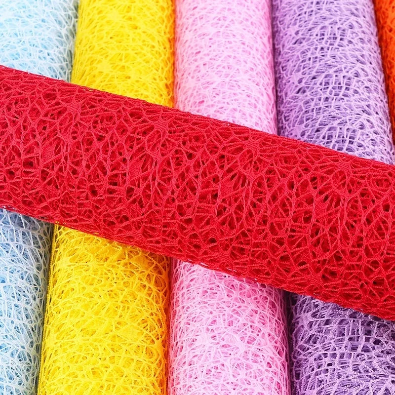 1 Roll Korean Style Jacquard Net Ribbon | Flower Bouquet Packaging DIY Material