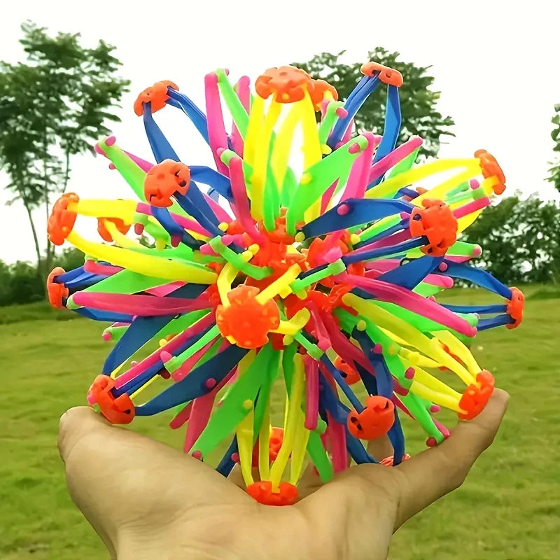 Rainbow Expandable Stress Ball | Sensory Fidget Toy for Kids