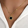 Vintage Roman Numeral Pendant Necklace | Women's Clavicle Chain Jewelry