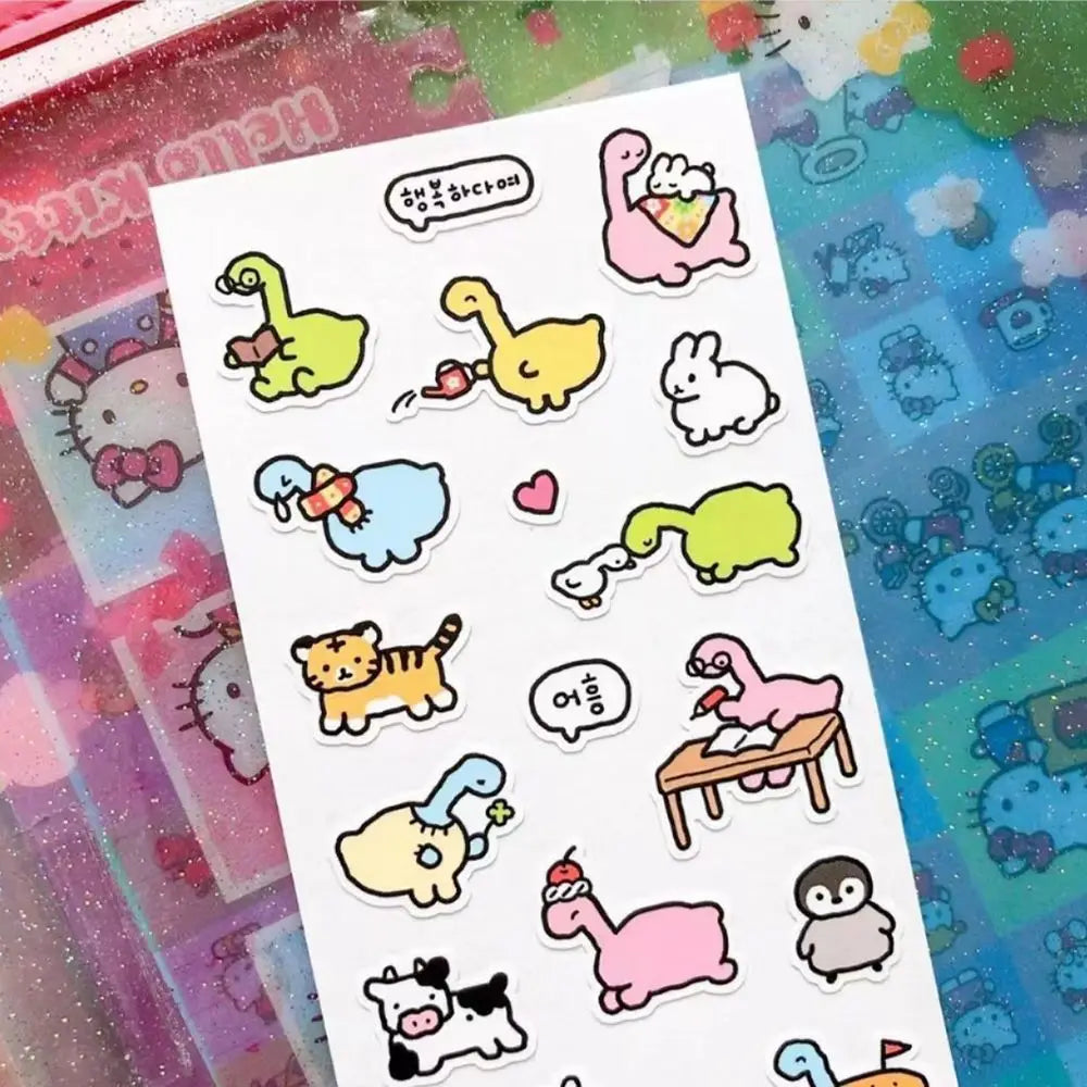 Hand Drawn Graffiti Rabbit Stickers | Cute Bunny Decals for Journaling