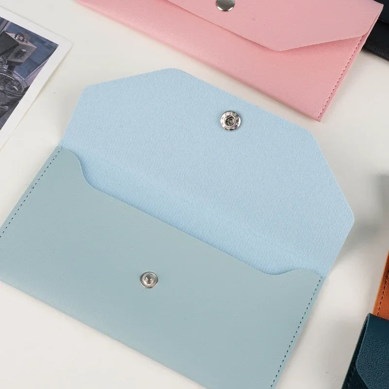 Envelope Coin Money Holder Wallet | PU Leather Classic Fashion Purse for Women