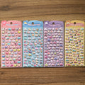 4-Pack Cute Animal Family 3D Stickers | Vibrant Decals for Water Bottles, Laptops & Stationery