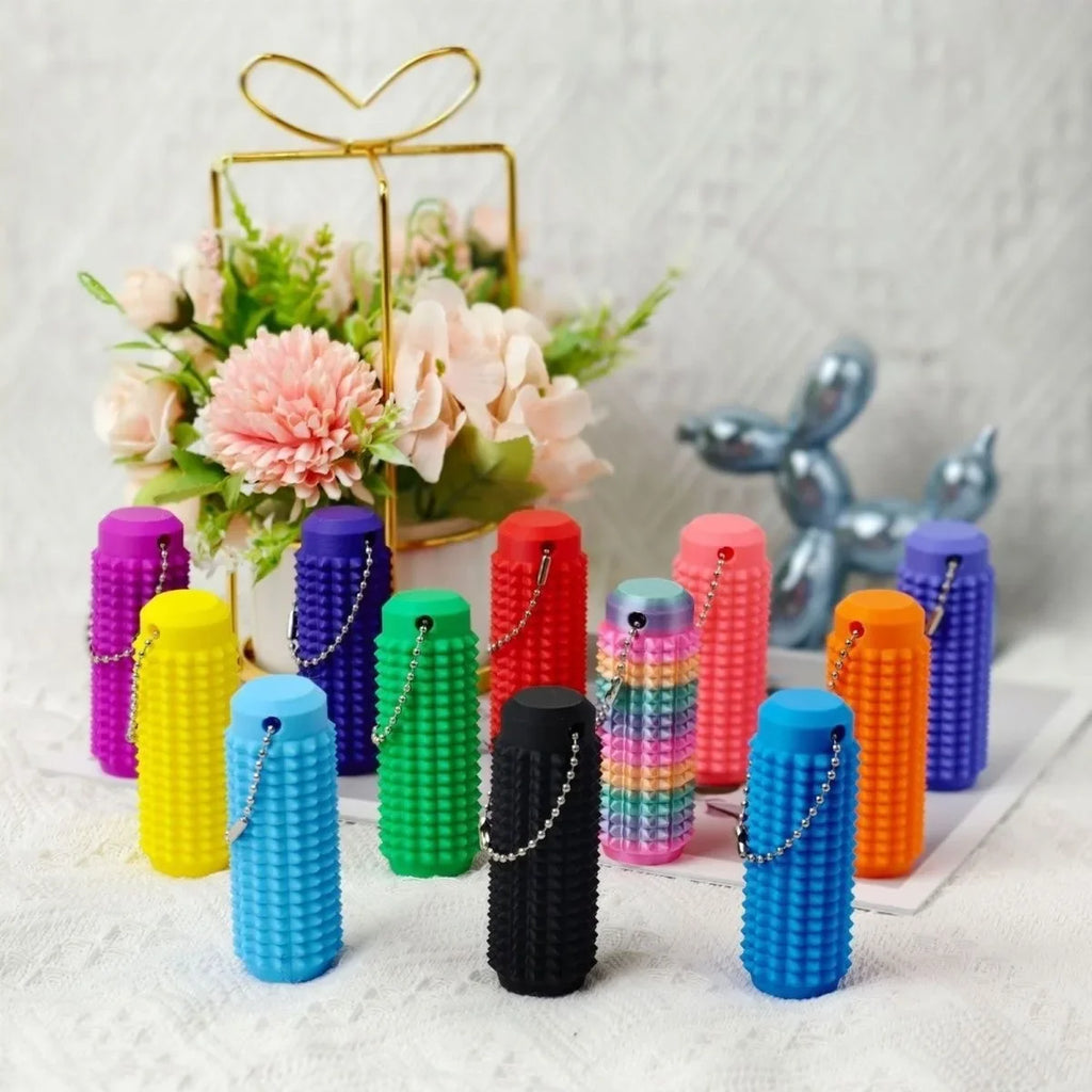 Little Ouchies Fidget Keychain | Anti-Anxiety Spike Stress Relief Toy