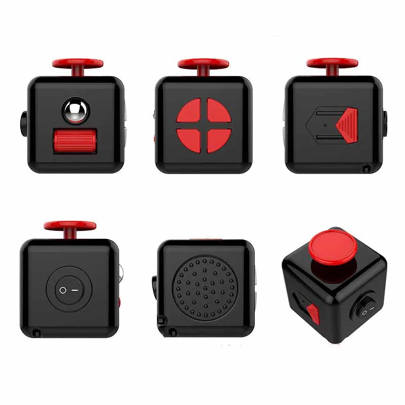Fidget Dice Stress Relief Toy | Anxiety Relief Fingertip Decompression Cube