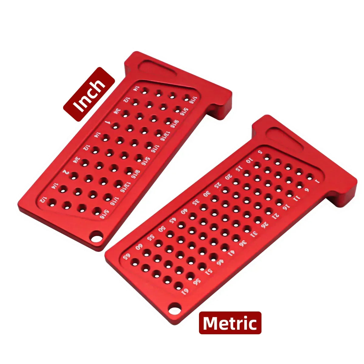 Woodworking T-Square Hole Scribing Ruler | Metric and Inch Marking Gauge for Right Angle Layout
