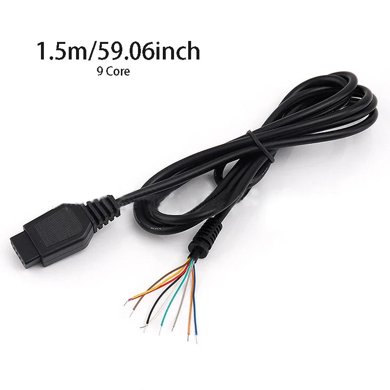 Sega Genesis 2 Control Cable | 9Pin Mega Drive 2 Gamepad Extension Cord