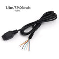 Sega Genesis 2 Control Cable | 9Pin Mega Drive 2 Gamepad Extension Cord