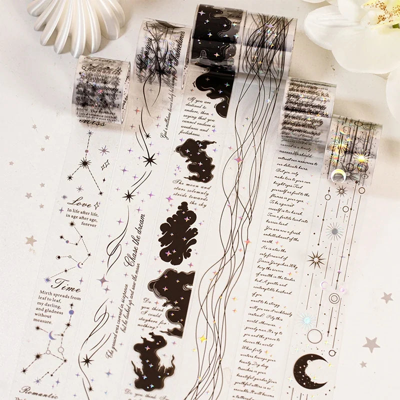 Sky Poems PET Tape | Decorative Scrapbooking Sticker Roll