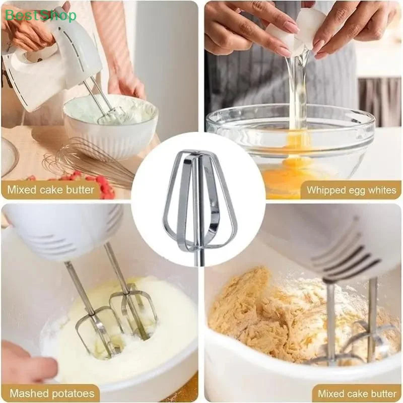 Stainless Steel Handheld Egg Whisk | Electric Mixing Stick for Baking