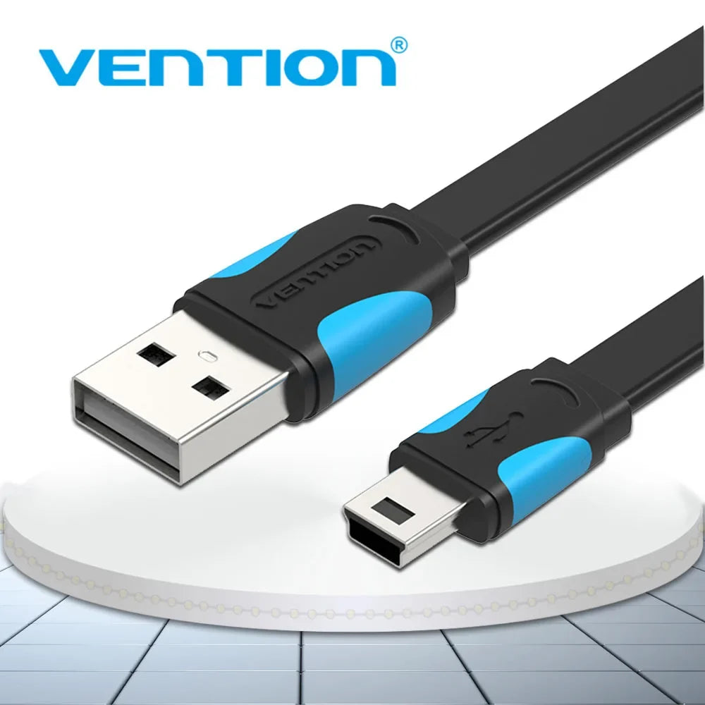Vention Mini USB Cable | Fast Charging and Data Sync for Cameras, Phones, and More