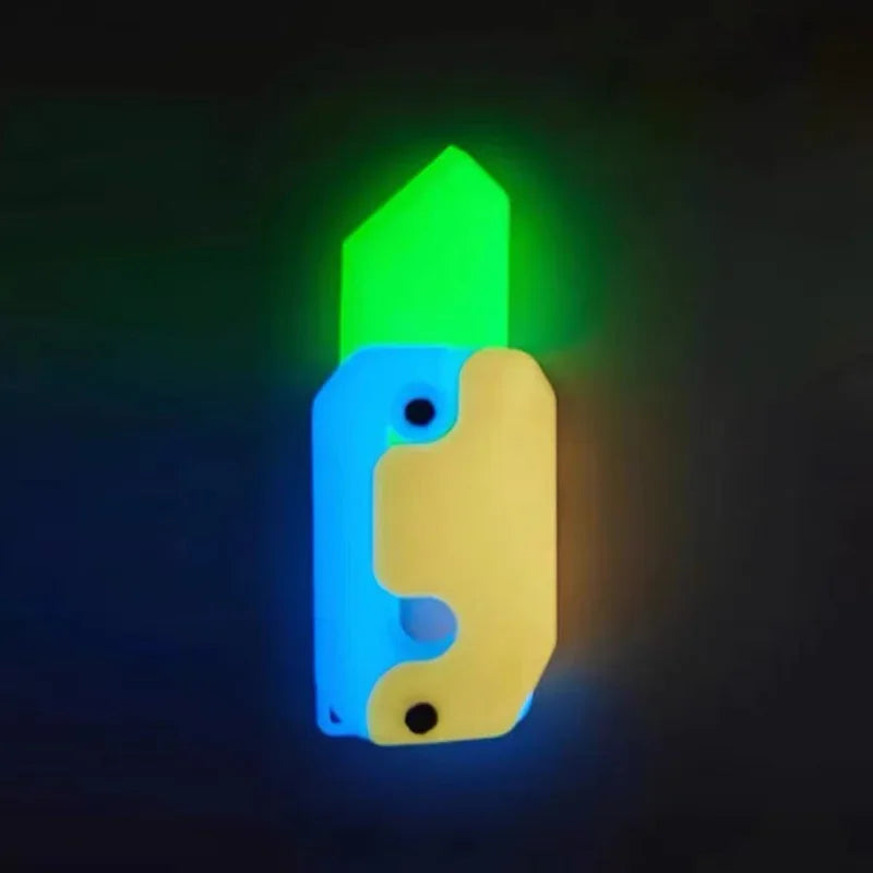 3D Printed Gravity Knife Fidget Toy | Stress Relief Sliding Toy for Kids and Adults