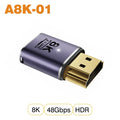 NNBILI HDMI 2.1 Adapter | 48Gbps 8K@60Hz Elbow and Straight Converter