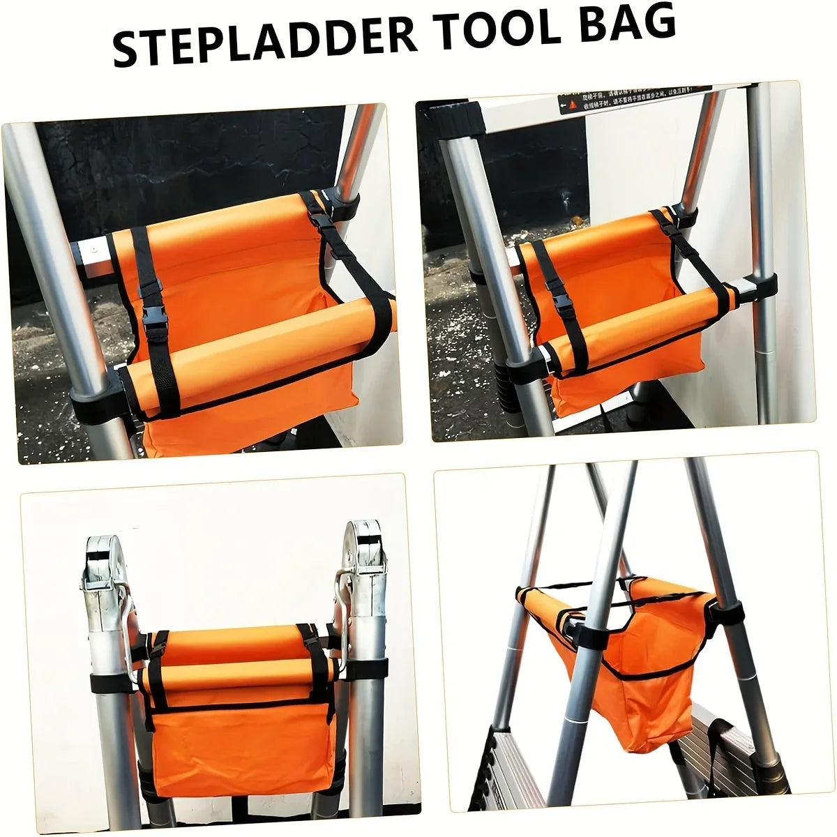 Ladder Multipurpose Tool Pouch | Telescoping Storage Organizer for Hanging
