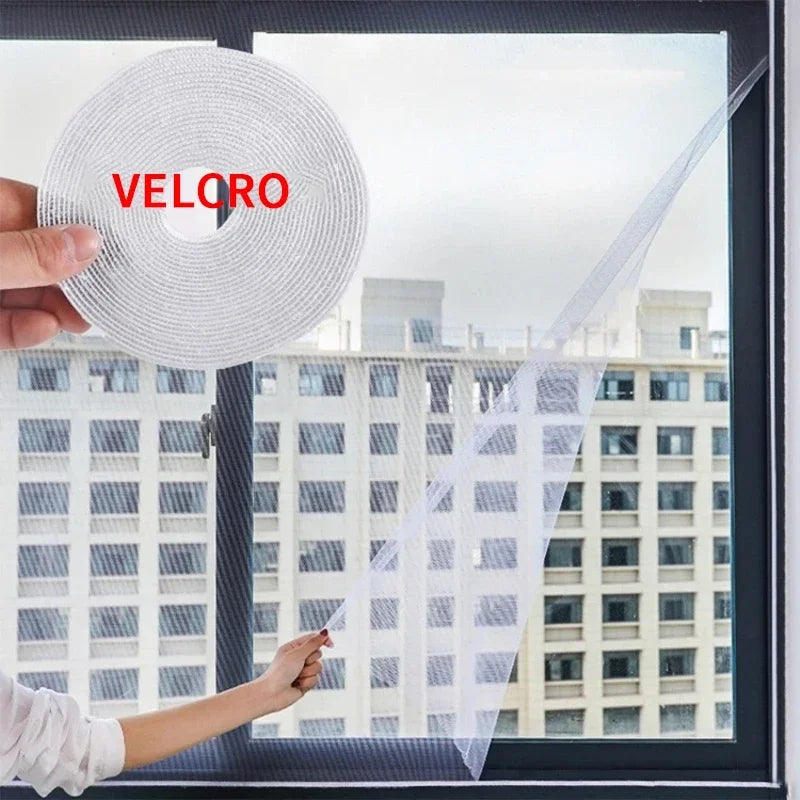 Self-Adhesive Mosquito Screen Window Net | DIY Insect Mesh for Doors and Windows