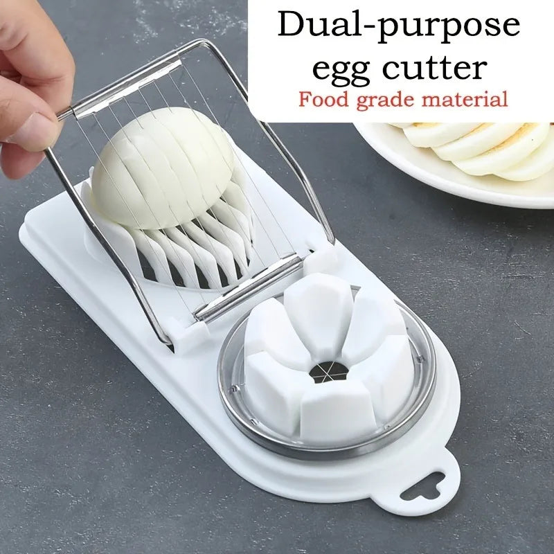 Home Multifunctional Egg Slicer | Boiled Egg and Vegetable Cutter Tool