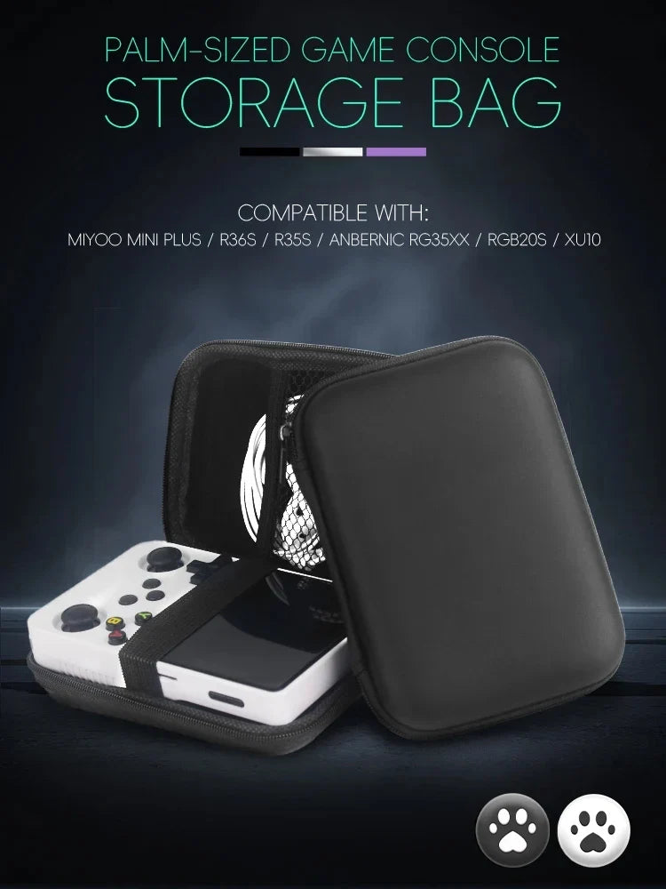 Data Frog Portable Handheld Console Carrying Case | Retro Gaming Travel Bag