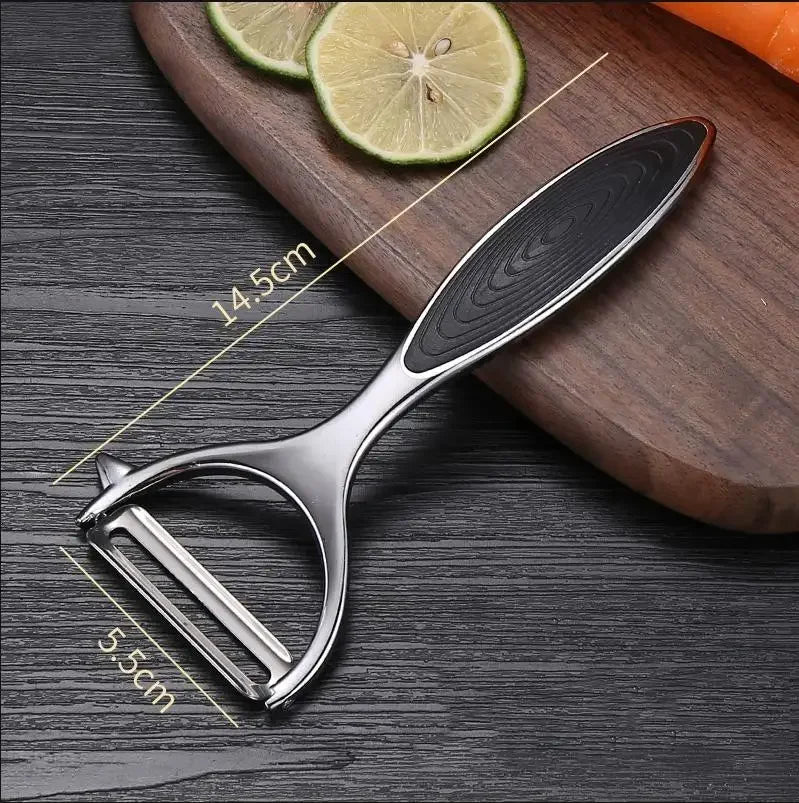 Stainless Steel Vegetable Peeler | Multi-Function Kitchen Tool for Fruits and Vegetables