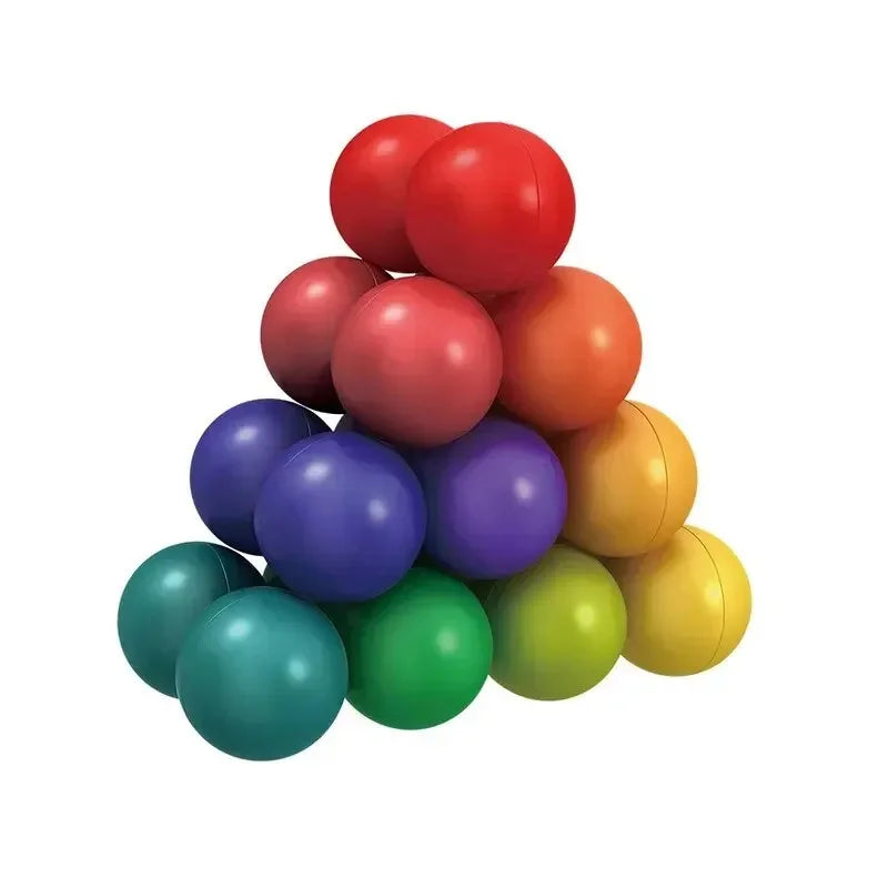 3D Rotating Sensory Fidget Toy | Stress Relief & Educational Color Ball Game