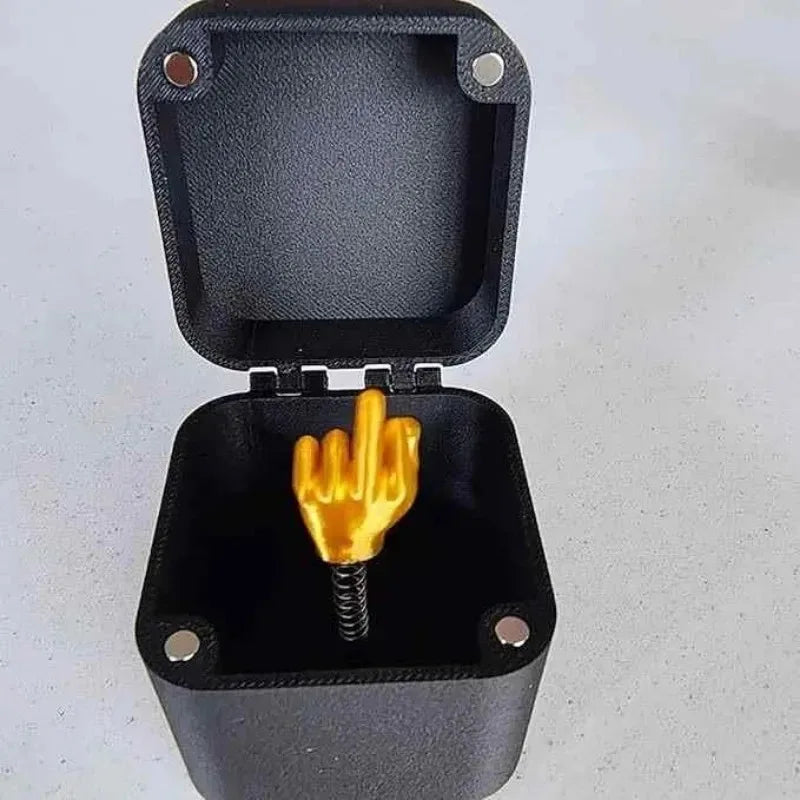 The Pop-up Middle Finger Gift Box for Creative Desk Pranks | Novelty Home Decor