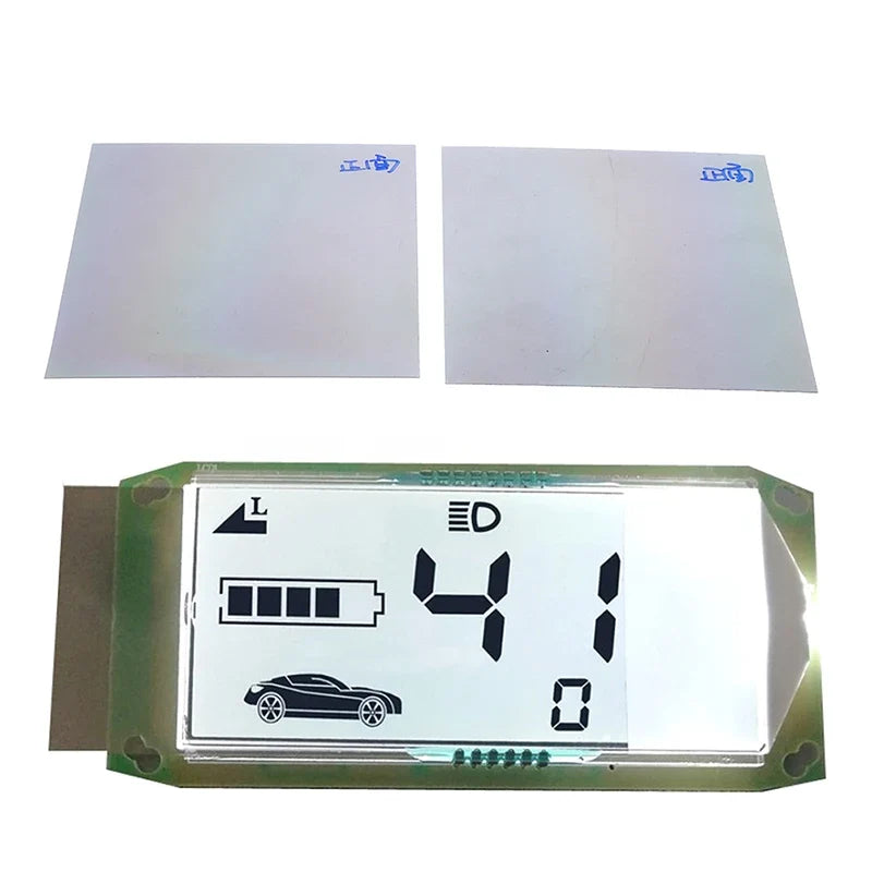 2pcs 9x9cm Universal LCD Polarized Film | Screen Protector for Electric Vehicle, Watch, Battery, and Large Cell Phone