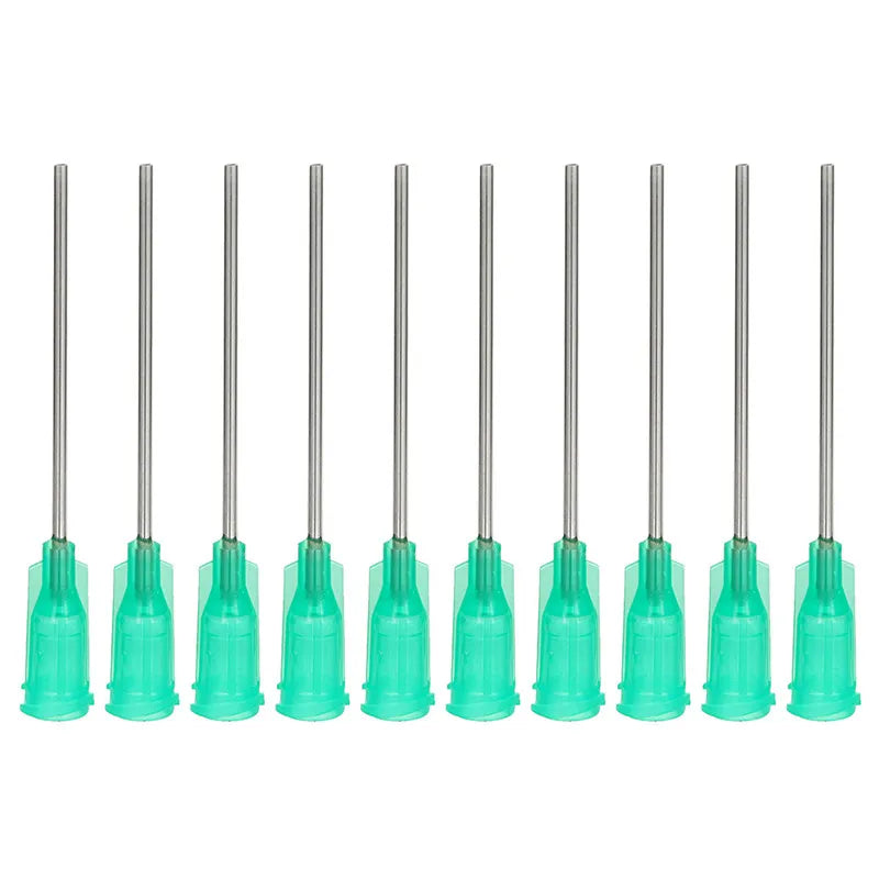 10Pcs Liquid Dispenser Syringe Blunt Needle Tips | Stainless Steel Glue Dispensing