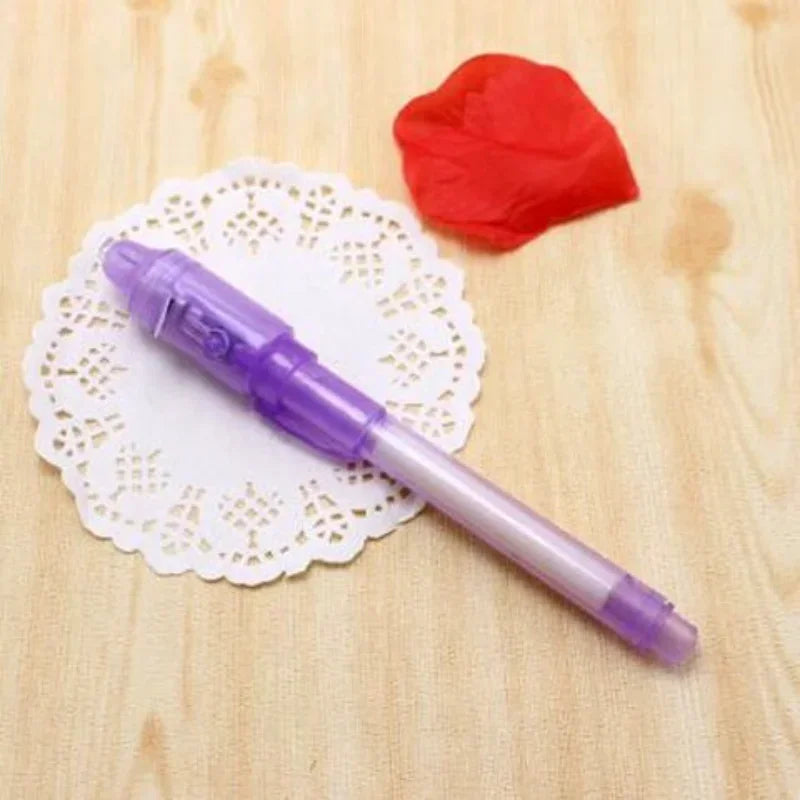 Luminous Light Pen Set | Magic Purple 2-in-1 UV Black Light Combo for Kids