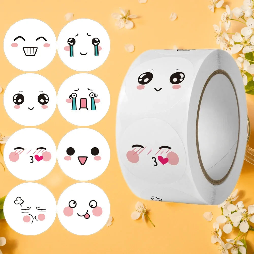 500pcs Teacher Reward Stickers for Kids | Cute Motivational Labels for School and Home